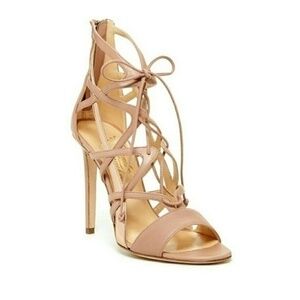 Alejandro Ingelmo Leather Boomerang Open Toe Strap